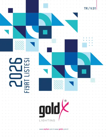 Goldx Goldx Lighting 2026 Kataloğu kapak görseli
