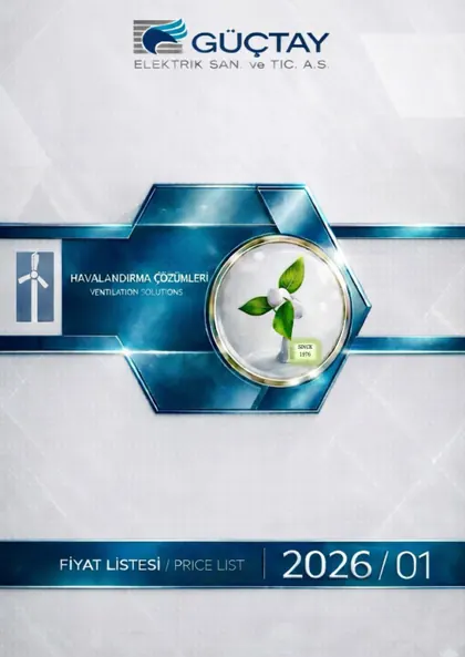Güçtay Güçtay 2026 Fiyat Listesi kapak görseli