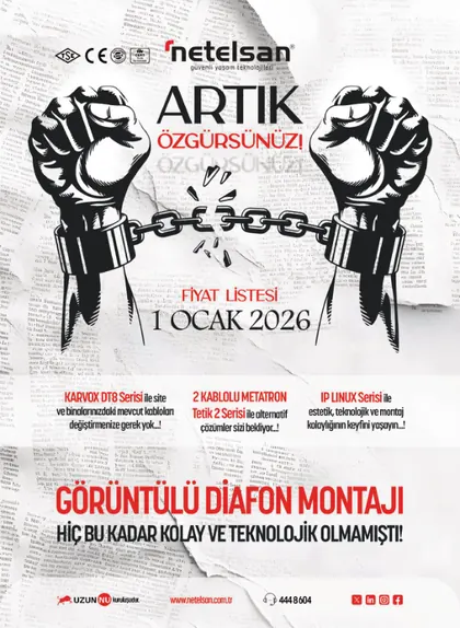 Netelsan Netelsan 1 Ocak 2026 Fiyat Listesi kapak görseli