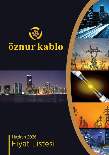 Öznur Kablo Öznur Kablo Haziran 2026 Fiyat Listesi kapak görseli